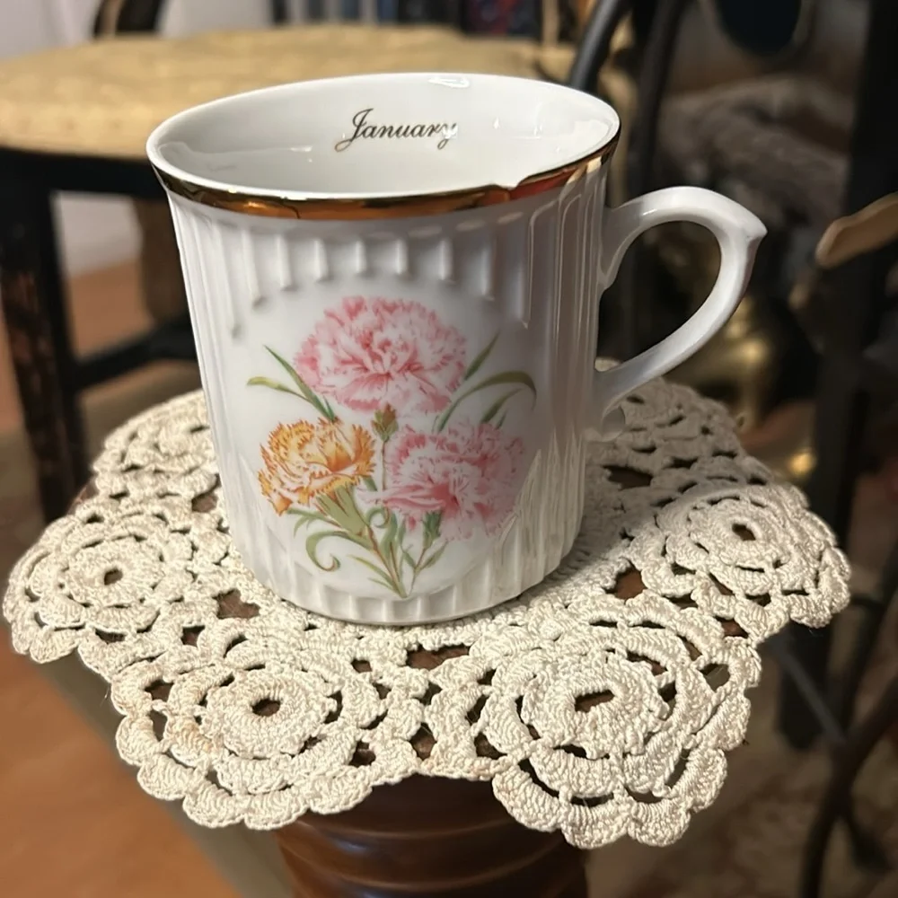 JANUARY Coffee Mug Bohemia Porcelain